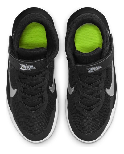 Imagen 4 de 9 de Calzado Nike Team Hustle D10f Basketball Niños Negro