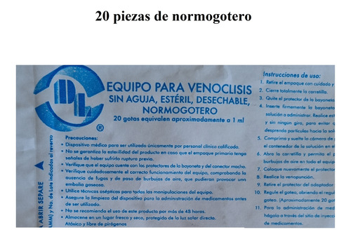 Normogotero 20 Piezas