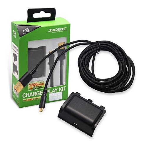 Kit Carga Y Juega Xbox One 1.200mah + 3m Cable Usb