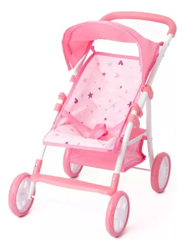 Coche Para Muñecas Bebote Reforzado Juguete Baby Shopping