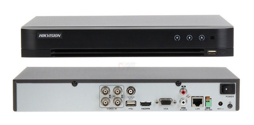 Dvr Stand Alone 4 Canais 3mp Ds-7204hqhi-k1/p + 4 Cameras