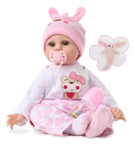 Comprar Muñecas Reborn Silicona 55cm Bebés Realista Muñeca Para Niña