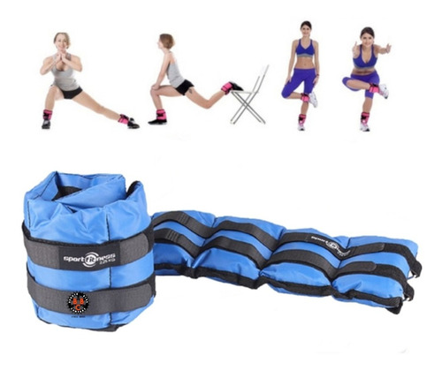 Pesa Tobillera Sportfitness 10 Libras Entrenamiento Gym Agil