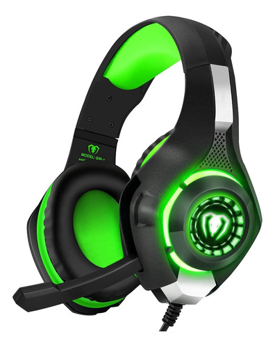 Auriculares Gamer Blue Fire Professional Led Green