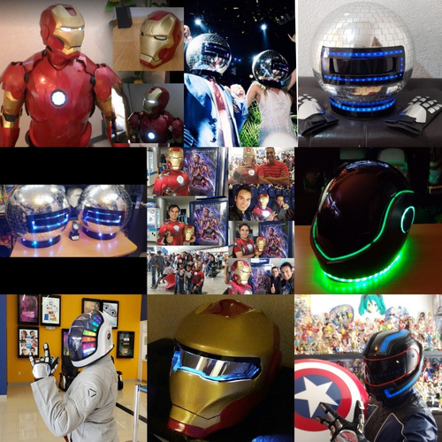 Casco Daft Punk, Halo, Astronauta, Personalizados, Dj Y Mas