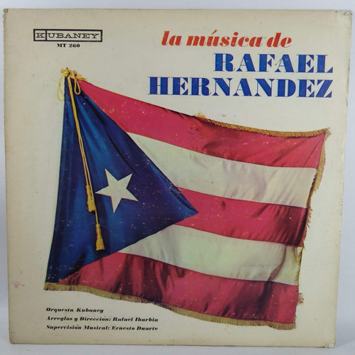 Lp Orq Kubaney Lamento Borincan La Musica De Rafael Hernande