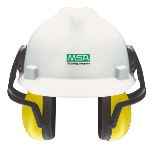 Imagen 2 de 3 de Protector Auditivo P/casco Msa Left/right Amarillo Medium
