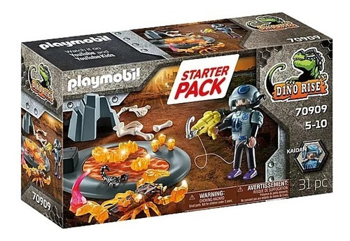 Figuras Para Armar Playmobil Dino Rise Lucha Escorpión Fuego