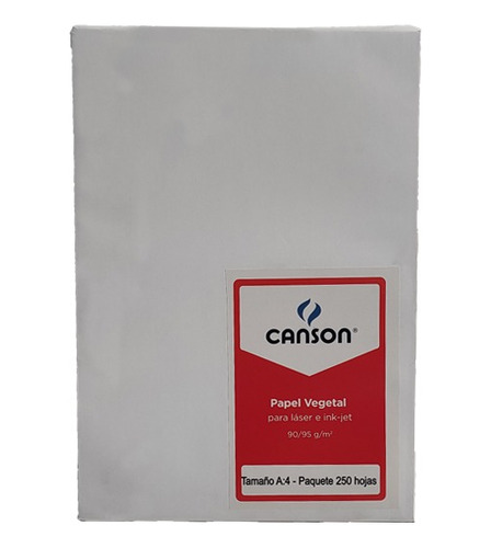 Papel Vegetal Preimpresion Offset A4 90gr X 250 Hojas