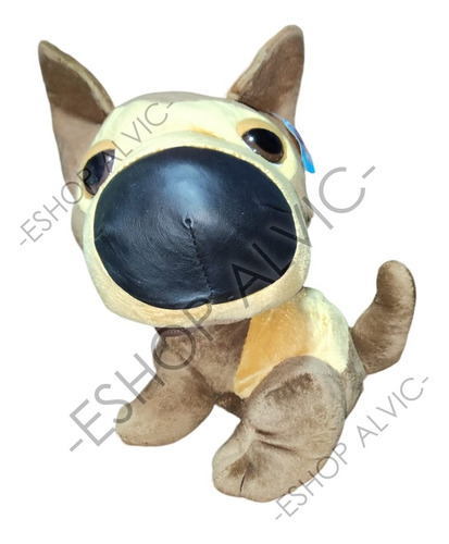 Peluche Perro Narigon Cabezón Felpa Suave Kawaii Mejor Amigo