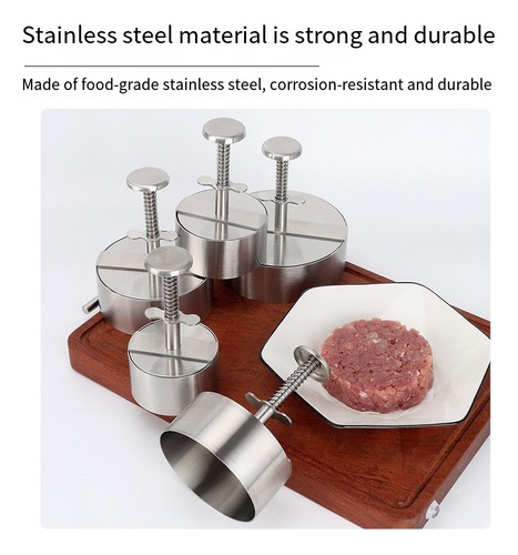 Máquina Para Hacer Hamburguesas De Acero Inoxidablemeat