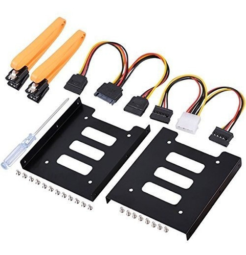 Kit Montaje Disco Duro Interno Ssd 3,5 Cable Dato Sata 2