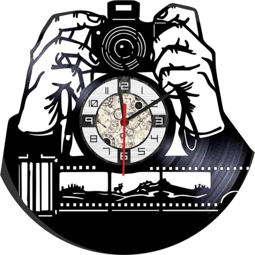 Reloj En Disco Lp Fotografia/ Vinyl Clock Photography