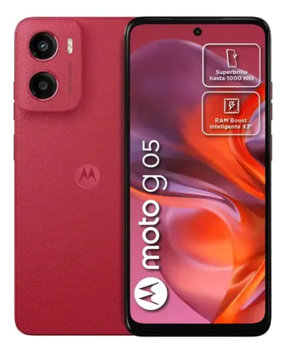 Celular Motorola G05 128gb Rojo