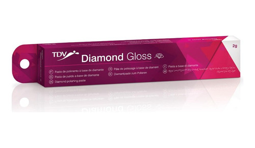 Pasta Para Pulir Diamond Gloss Tdv 2g Dental Alto Brillo