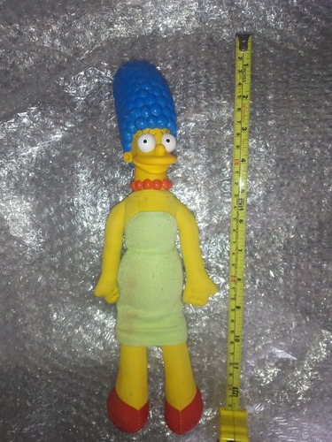 Muñecos De Peluche De Los Simpson Bart Y Marge (Usado)