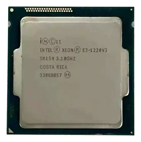 Cpu Intel Xeon E3-1220 V3 De 4 Núcleos, 8 Hilos, 3,1 Ghz Y 8