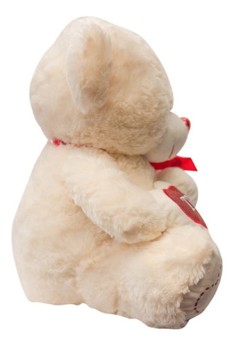 Imagen 2 de 5 de Oso Peluche Te Amo 40 Cm Corazón Enamorados Aniversario Amor