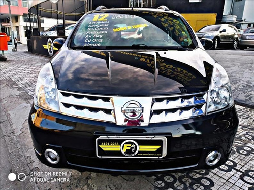 Nissan Livina 1.8 Sl Automática Completa Bc Couro 2012