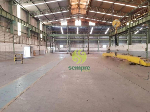 Imagem 10 de 22 de Galpão Industrial / Logístico 6.400 M² Com Ponte Rolante E Balança Rodoviaria - Ga1250