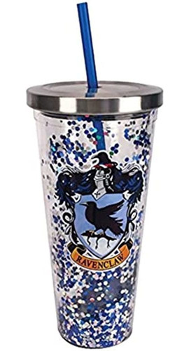 Spoontiques - Harry Potter Tumbler - Ravenclaw Glitter Cup C