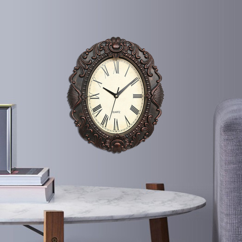 Reloj De Pared De Mármol Reloj De Pared De Moda Cobre Negro