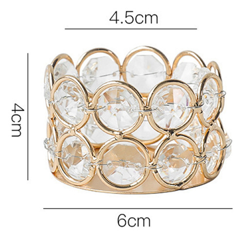 10pcs Porta Velas Cristal Colgantes Para Candelabros