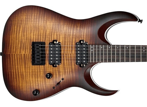 Guitarra Ibanez Rga42fmdef Dragon Eye Burst Flat 