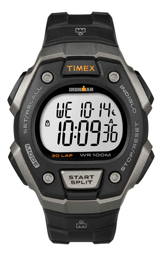 Reloj Timex Ironman Classic 30 Con Correa De Resina Para Hom