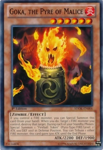 Goka, The Pyre Of Malice (sdok-en006) Yu-gi-oh!