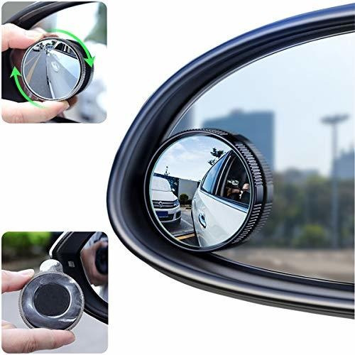 Espejo - Car Blind Spot Mirror, Round Hd Glass With Framed C