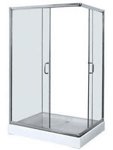 Shower Door Rectangular  80x120x180  Vidrio Templado, Izquie
