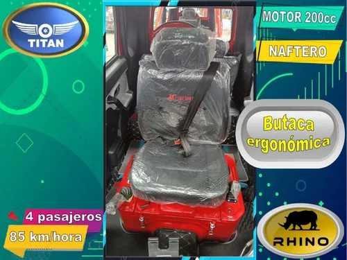 Triciclo Naftero 200cc 4 Pasajeros Titan Rhino 0km