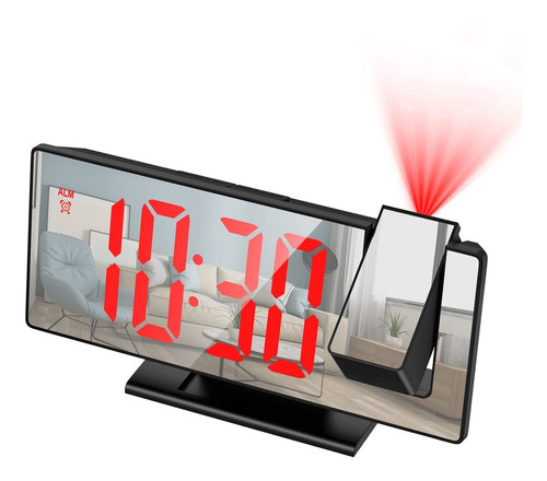 Keekit Reloj Despertador Proyeccion Led Electronico Espejo 3
