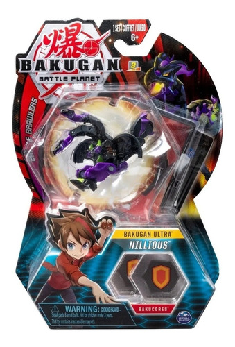 Figura Ultra Bakugan Battle Planet Nillious Da Sunny 2071