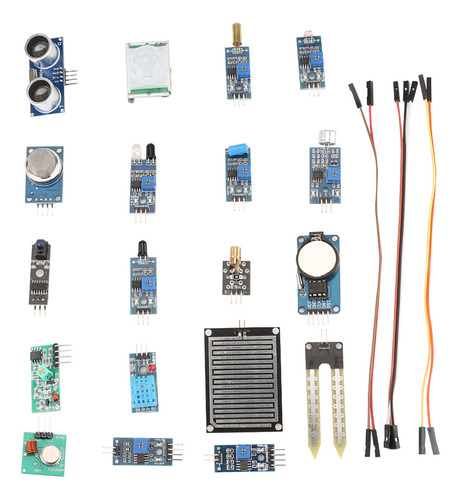 Kit De Sensores, Placa Modular 16 En 1, Aprendizaje Inicial