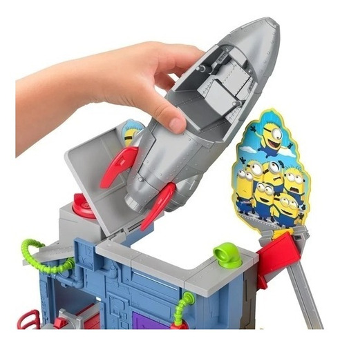 Imagem 4 de 5 de Brinquedo Playset Imaginext Minions Laboratório Gru - Mattel