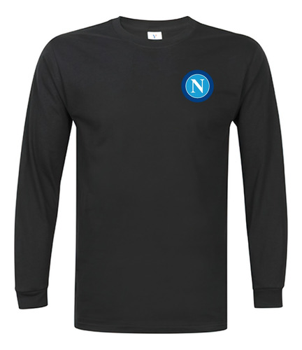 Polera Manga Larga Club Napoli Italia