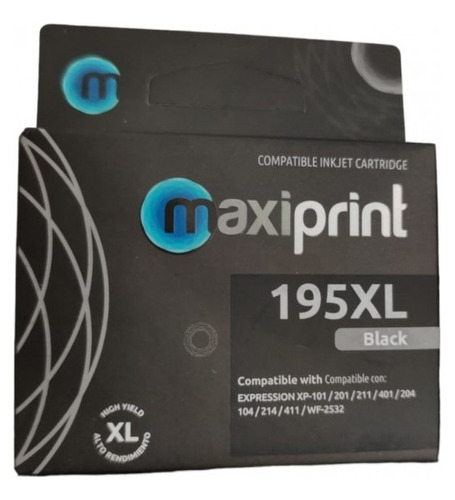 Maxiprint Mxp-195k Cartucho Compatible Con Epson T195 Negro