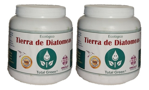 Tierra De Diatomeas Total Green México, 2 Pzas 400 Gr