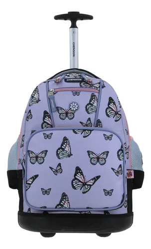 comprar Mochila Grande Con Ruedas Chenson Happy Girl Inobu Escolar Para Niña Primaria