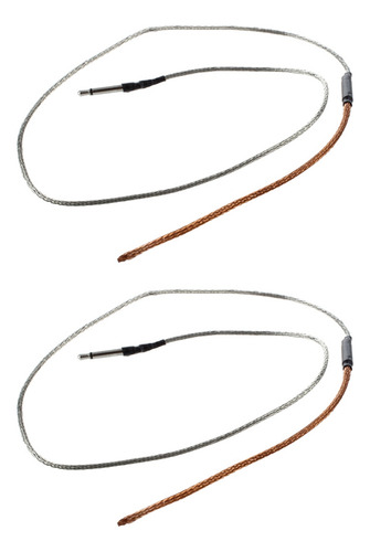 2 Cables Piezoeléctricos Flexibles Para Sujetar Debajo Del S