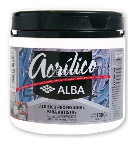 Acrilico Profesional Alba 1500 Ml Serie 1