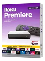 Comprar Convertidor Roku Premiere 4k Hdr Streaming + Control Remoto