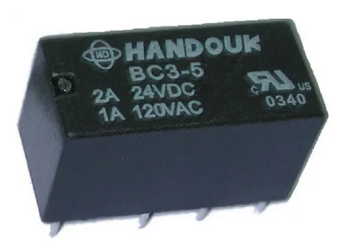 Rele Relay 3v 2a D Inversor Bc3-3h (20.5x10x11.8mm) X 5 U