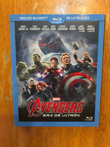 Marvel Avengers Era De Ultron Blu Ray Ingles Español Slipcov