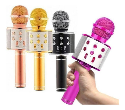 Karaoke Sem Fio Microfone Via Bluetooth
