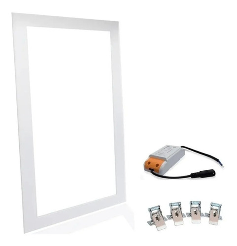 Painel Plafon Luminaria Led 120x30 Embutir Branco Frio Bivolt 48w 