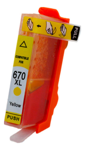 Tinta 670xl Compatible Impresora 3525 4615 4625 5525 6526 Y