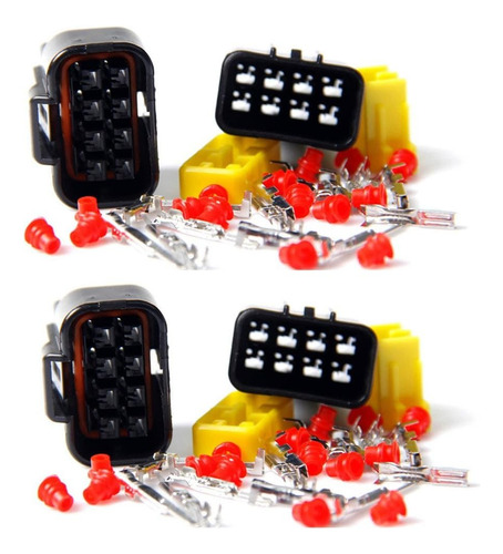 Cable Cable Conector Enchufe En 8 Pines Manera Impermeable J